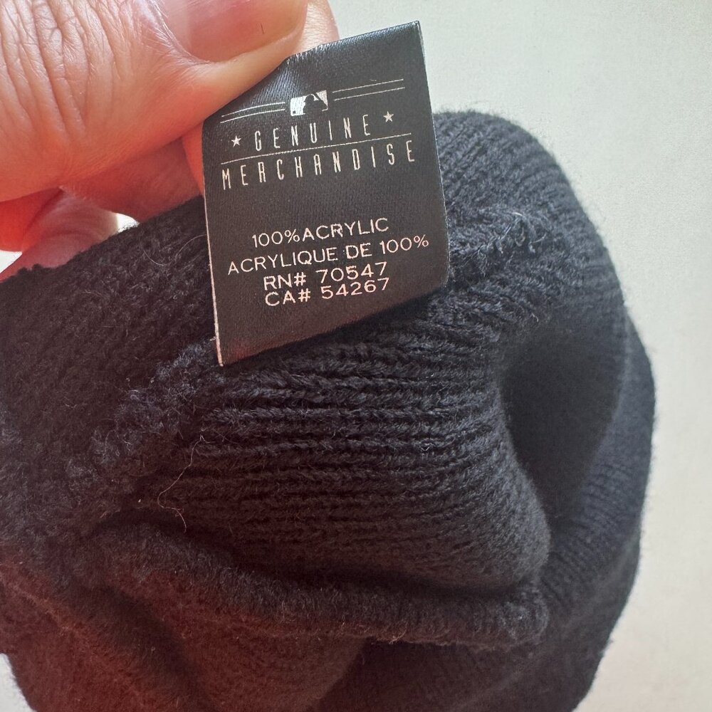 47 Brand San Francisco Knit Beanie Unisex Size O/S Black Orange - Picture 6 of 7